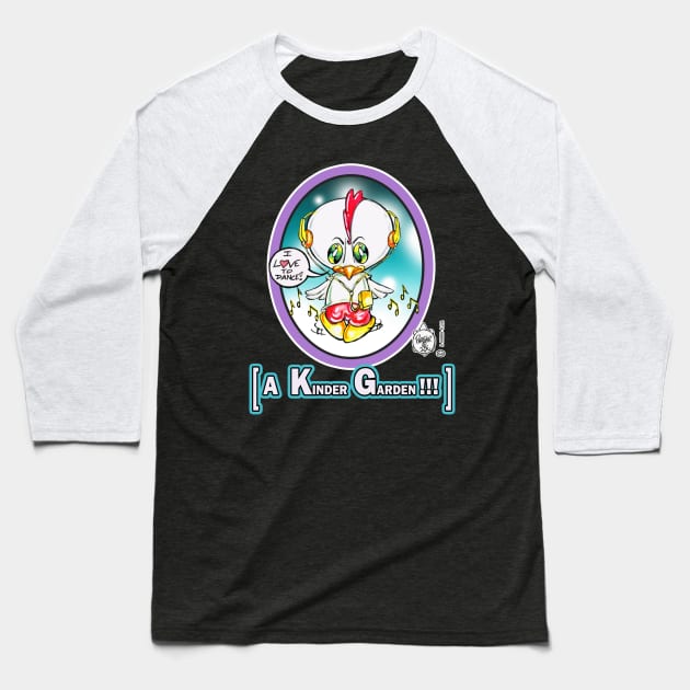 AKG - CHICKEN Baseball T-Shirt by DHARRIS68